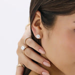 Load image into Gallery viewer, Round Diamond Studs