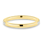 Load image into Gallery viewer, 18K Gold Two Third Pavé Diamond Wedding Band