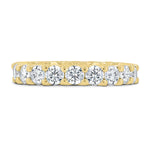Load image into Gallery viewer, 18K Gold Full Uprong Diamond Eternity Band