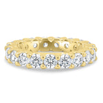 Load image into Gallery viewer, 18K Gold Full Uprong Diamond Eternity Band