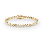 Load image into Gallery viewer, Beaded Bezel Tennis Bracelet