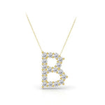 Load image into Gallery viewer, Diamond Initial Necklace