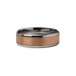 Load image into Gallery viewer, 18K Two-Tone Gold Men’s Wedding Band