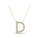 Load image into Gallery viewer, Diamond Initial Necklace