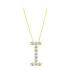 Load image into Gallery viewer, Diamond Initial Necklace