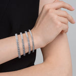 Load image into Gallery viewer, Oval Tennis Bracelet