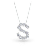Load image into Gallery viewer, Diamond Initial Necklace