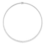 Load image into Gallery viewer, Graduating Diamond Tennis necklace