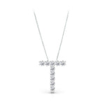Load image into Gallery viewer, Diamond Initial Necklace