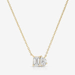 Load image into Gallery viewer, Toi et Moi Diamond Necklace