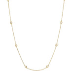 Load image into Gallery viewer, Celeste Bezel Diamond Necklace