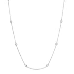 Load image into Gallery viewer, Celeste Bezel Diamond Necklace