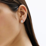 Load image into Gallery viewer, Oval Diamond Stud Earrings
