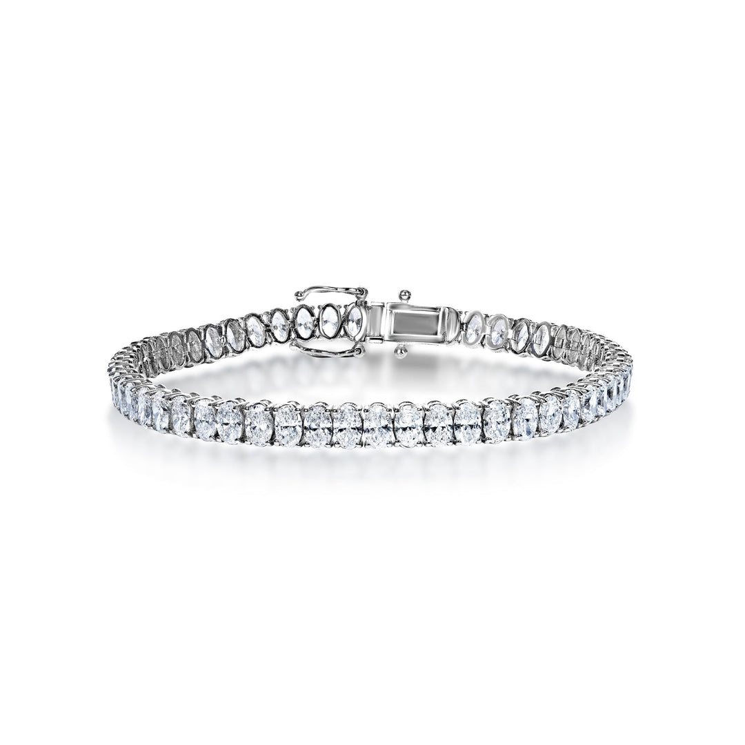 Lab Grown Oval Diamond Tennis Bracelet (10 ct. tw.)