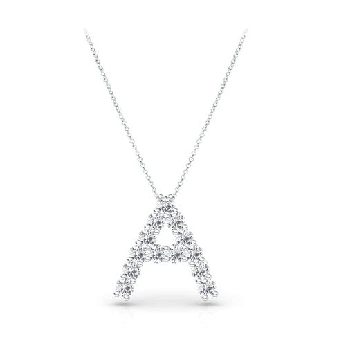 Diamond Initial Necklace