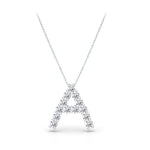 Load image into Gallery viewer, Diamond Initial Necklace
