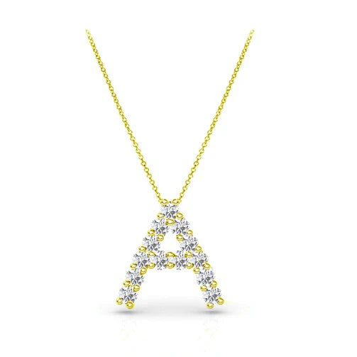 Diamond Initial Necklace