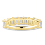 Load image into Gallery viewer, 18K Gold Half Emerald Cut Eternity Band
