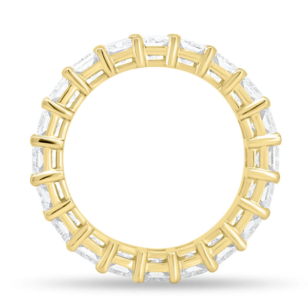 18K Gold Full Radiant Cut Eternity Band