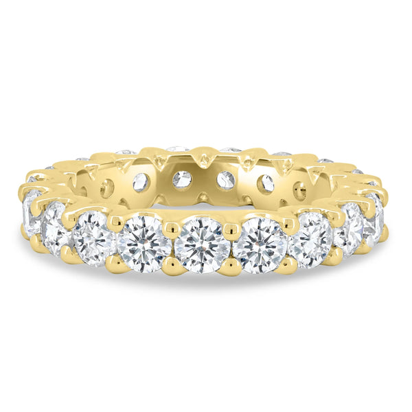 18K Gold Full Uprong Diamond Eternity Band
