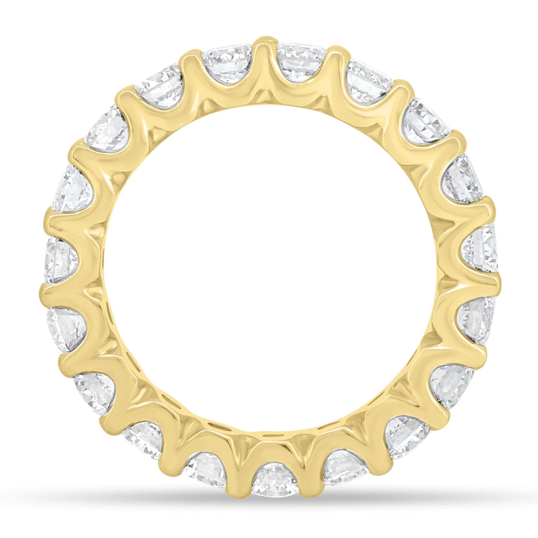 18K Gold Full Uprong Diamond Eternity Band