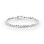 Load image into Gallery viewer, Beaded Bezel Tennis Bracelet
