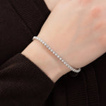 Load image into Gallery viewer, Beaded Bezel Tennis Bracelet
