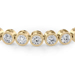 Load image into Gallery viewer, Beaded Bezel Tennis Bracelet
