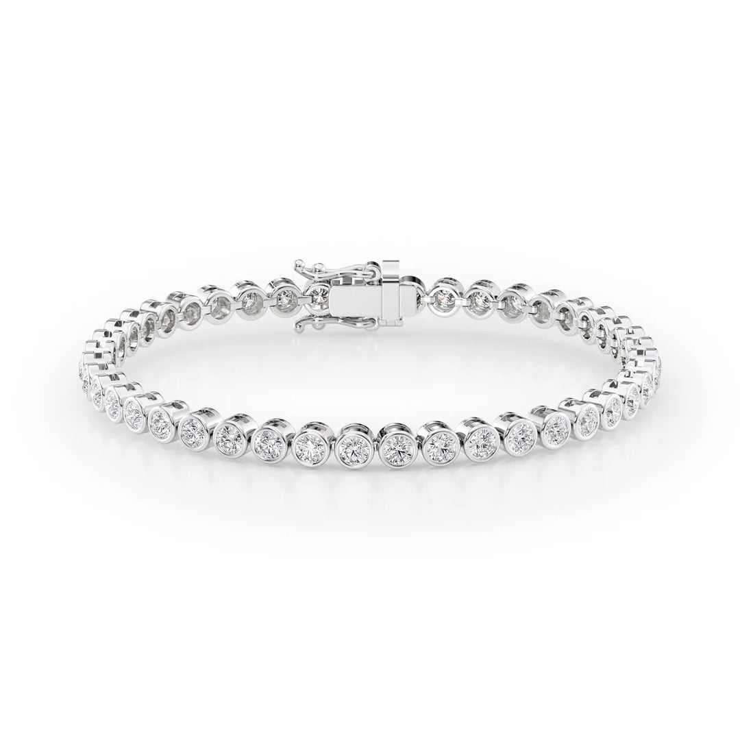 Bezel Tennis Bracelet