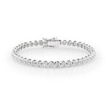 Load image into Gallery viewer, Bezel Tennis Bracelet
