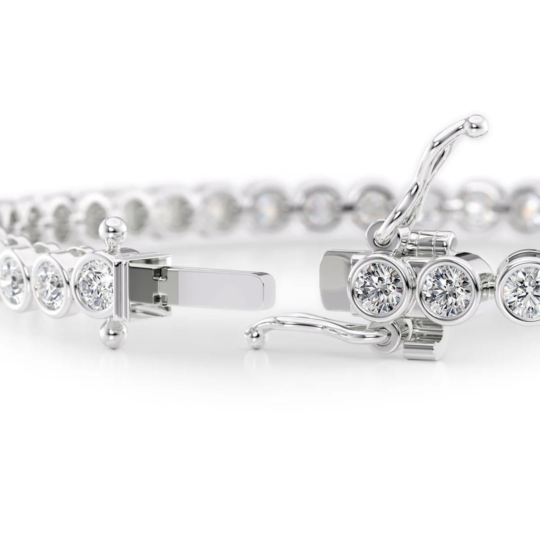 Bezel Tennis Bracelet