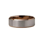 Load image into Gallery viewer, Two-tone ring with rose gold and silver finish
