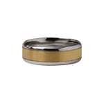 Load image into Gallery viewer, 18K Two-Tone Gold Men’s Wedding Band
