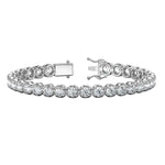 Load image into Gallery viewer, Crown Setting Tennis Bracelet
