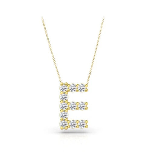 Diamond Initial Necklace