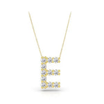 Load image into Gallery viewer, Diamond Initial Necklace
