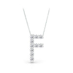 Load image into Gallery viewer, Diamond Initial Necklace

