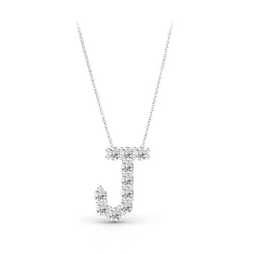 Diamond Initial Necklace