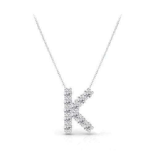 Diamond Initial Necklace