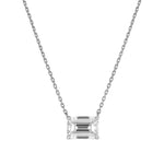 Load image into Gallery viewer, Verde Emerald Solitaire Necklace
