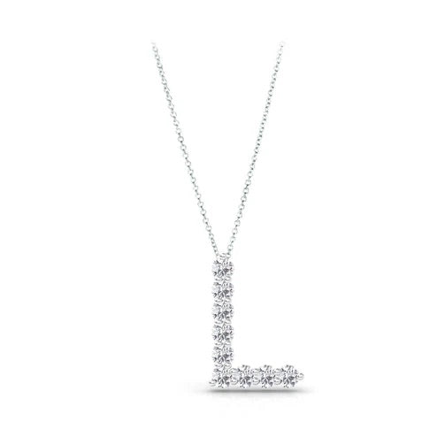Diamond Initial Necklace