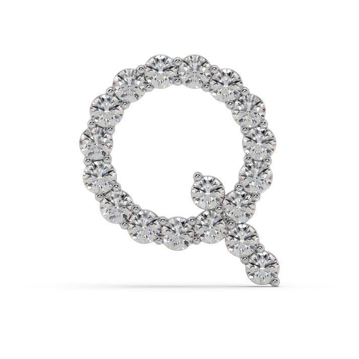 Diamond Initial Necklace