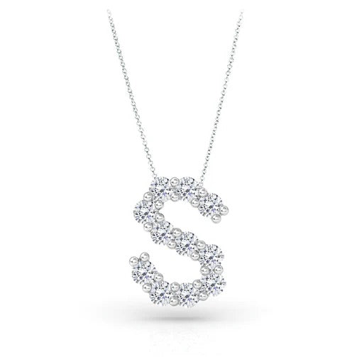 Diamond Initial Necklace