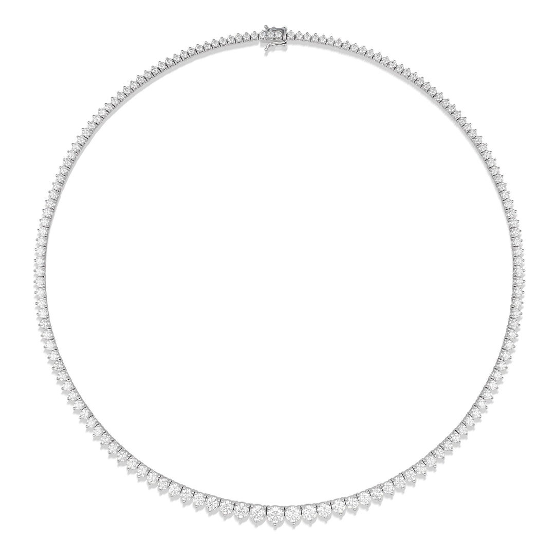 Graduating Diamond Tennis necklace