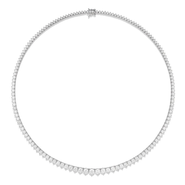 Graduating Diamond Tennis necklace
