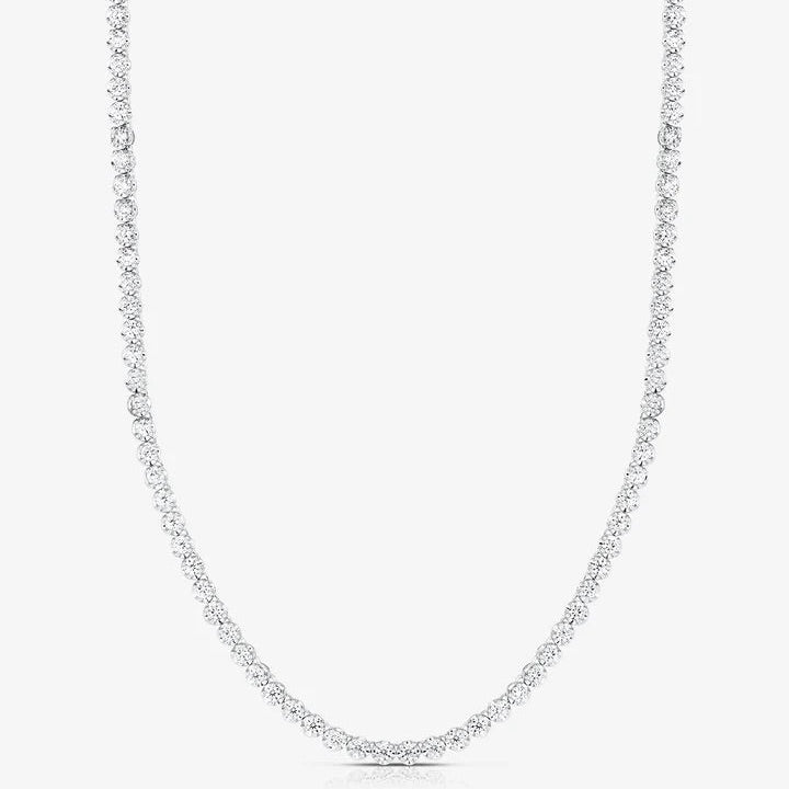 Crown Diamond Tennis necklace