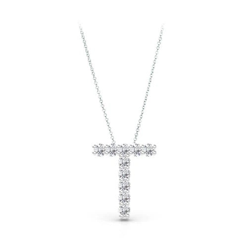 Diamond Initial Necklace