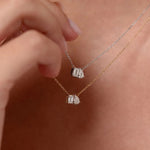 Load image into Gallery viewer, Toi et Moi Diamond Necklace
