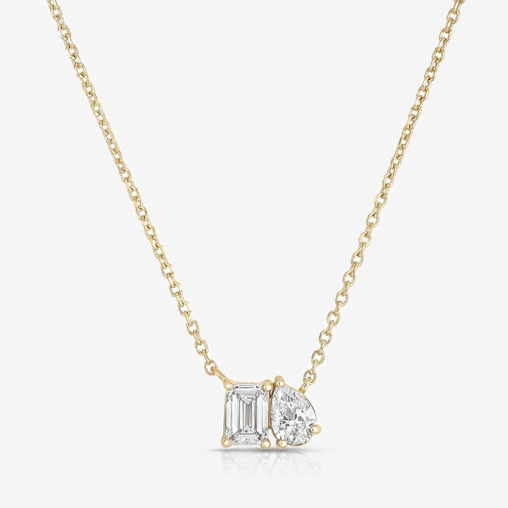 Toi et Moi Diamond Necklace