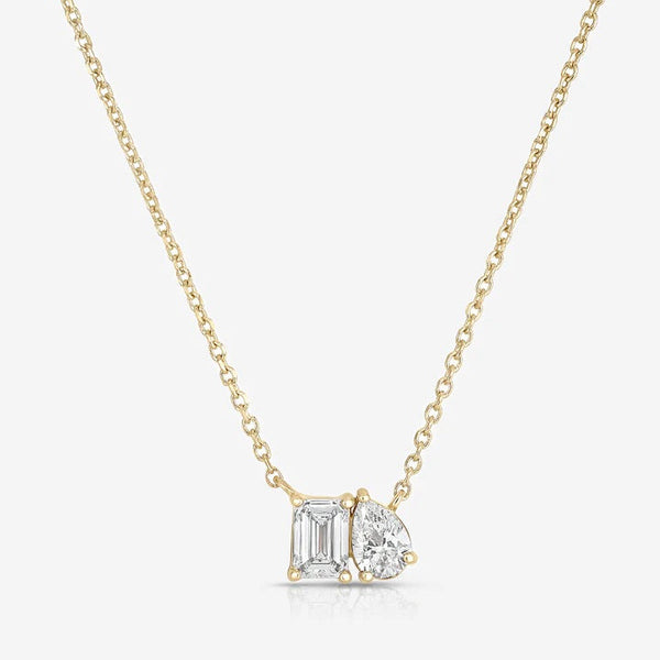 Toi et Moi Diamond Necklace